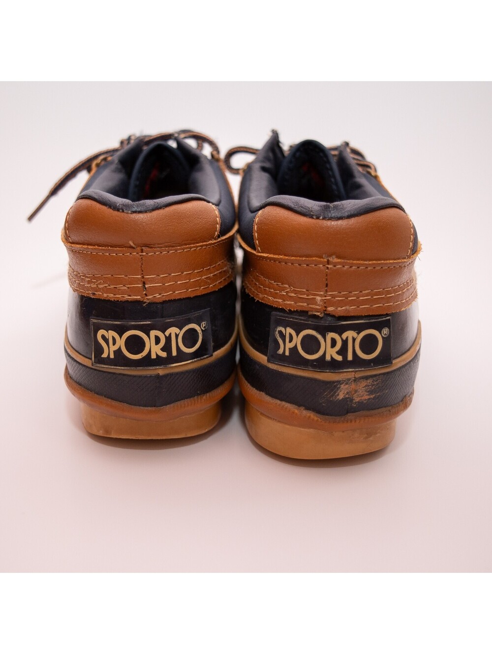 Sporto Duck Boots Leather Rubber Waterproof 90s Vintage Preppy Womens 9 - Picture 5 of 7